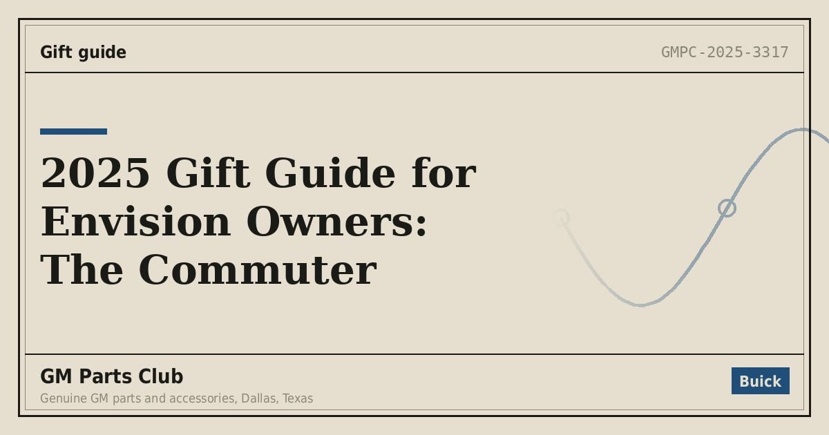 2025 Gift Guide for Envision Owners: The Commuter - GM Parts Club
