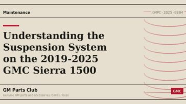 Understanding the Suspension System on the 2019-2025 GMC Sierra 1500 - GM Parts Club