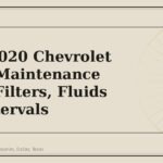2015-2020 Chevrolet Tahoe Maintenance Parts: Filters, Fluids and Intervals - GM Parts Club