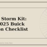 Winter Storm Kit: 2021-2025 Buick Envision Checklist - GM Parts Club