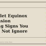 Chevrolet Equinox Suspension Warning Signs You Should Not Ignore - GM Parts Club
