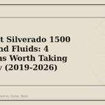 Chevrolet Silverado 1500 Filters and Fluids: 4 Symptoms Worth Taking Seriously (2019-2026) - GM Parts Club