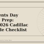 Presidents Day Towing Prep: 2021-2026 Cadillac Escalade Checklist - GM Parts Club