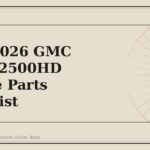2020-2026 GMC Sierra 2500HD Service Parts Checklist - GM Parts Club