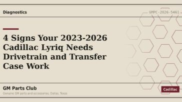 4 Signs Your 2023-2026 Cadillac Lyriq Needs Drivetrain and Transfer Case Work - GM Parts Club