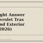 A Straight Answer on Chevrolet Trax Body and Exterior (2024-2026) - GM Parts Club