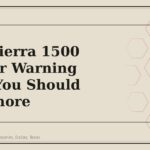 GMC Sierra 1500 Interior Warning Signs You Should Not Ignore - GM Parts Club