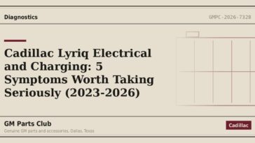 Cadillac Lyriq Electrical and Charging: 5 Symptoms Worth Taking Seriously (2023-2026) - GM Parts Club