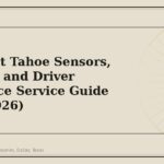 Chevrolet Tahoe Sensors, Cameras and Driver Assistance Service Guide (2021-2026) - GM Parts Club