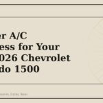 Summer A/C Readiness for Your 2019-2026 Chevrolet Silverado 1500 - GM Parts Club