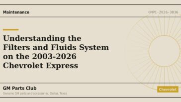 Understanding the Filters and Fluids System on the 2003-2026 Chevrolet Express - GM Parts Club