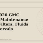 2024-2026 GMC Acadia Maintenance Parts: Filters, Fluids and Intervals - GM Parts Club