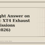 A Straight Answer on Cadillac XT4 Exhaust and Emissions (2019-2026) - GM Parts Club