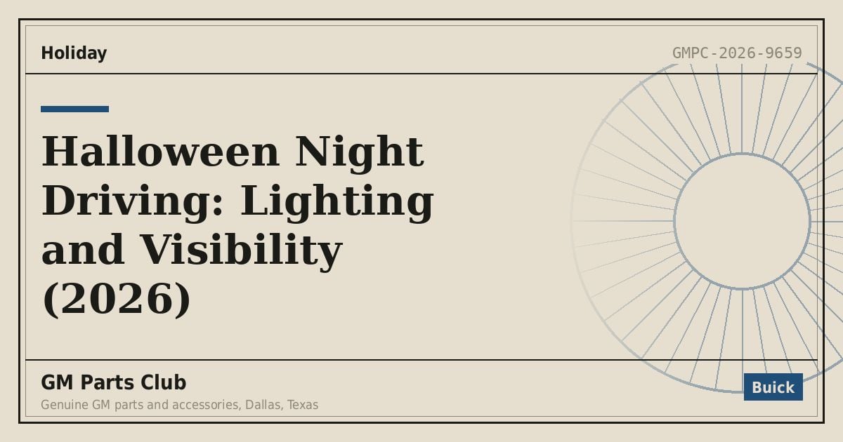 Halloween Night Driving: Lighting and Visibility (2026) - GM Parts Club
